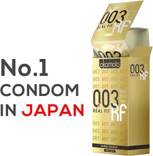 okamoto 003 Real Fit Condoms(0.03 mm) Made In Japan Premium Condom ( 1Set-10pcs ) Condom