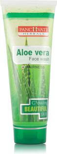 panchvati Herbals Aloe Vera  Each 60 ml Pack of - 2 Face Wash