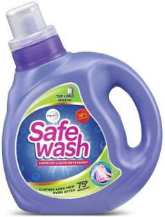 SafeWash Top Load Matic For MACHINE WASH Liquid Detergent