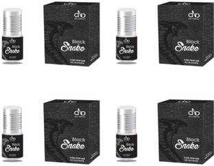 DNA Lifestyle DNA Black snake-2 ml Attar Roll-on Concentrated Perfume-Pack of 4 Floral Attar