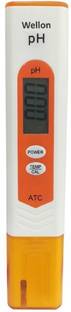 Wellon LCD Pocket Pen Type Ph Meter with 3 Calibration Powder for Water Purity Pool Aquarium Measurement Digital TDS Meter
