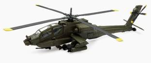 NEW RAY Die-Cast Scale 1:55 Scale Die Cast Apache AH-64 Helicopter
