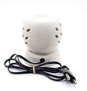 BHARTI TRADERS ROSE, LAVNEDAR Aroma Oil, Diffuser Set Electric Ceramic Heat Aroma Diffuser Set Round Shape Burner Diffuser Set ROSE