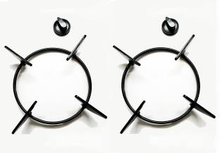 NEEDX 2 Pcs Pan Support +2 Knob Set Appliance Knob