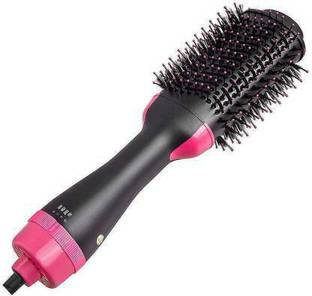 SOOWAR One Step Hair Dryer Hot Air Brush Blow Dryer Hair Dryer Volumizer,Hot Air Brush One Step Hair Dryer Hot Air Brush Blow Dryer Hair Dryer (1000 W, Black) Hair Straightener Brush