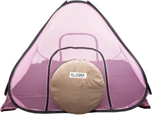 AL-UQBA Polyester Adults Washable HEAVY QUALITY OF IT'S COTTON CLOTHES WITH POLYESTER NET FOLDABLE 190×210×120 Mosquito Net