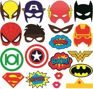 SYGA SuperheroProps Photo Booth Board