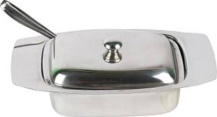 Mohini steels Stainless Steel Butter Dish with Lid Butter Dish