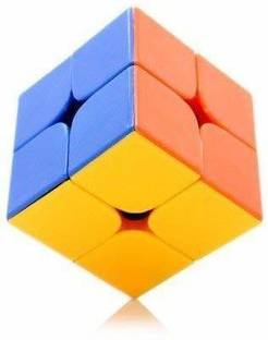 JVTS Speed cube 2x2 high speed sticker less magic cube. (1 Pieces)