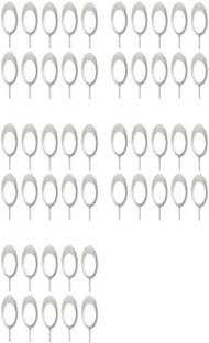 BBS PRO ( Pack of-50 pcs) SIM-Card-Tray-Open-Eject-Pin-Removal-Tool-Needle-Opener-Ejector-for-All-Phones- Sim Adapter (Steel) Sim Adapter