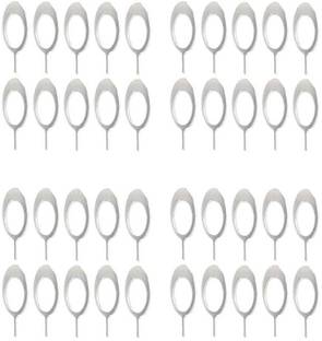 BUMTECH ( Pack of-80 pcs) SIM-Card-Tray-Open-Eject-Pin-Removal-Tool-Needle-Opener-Ejector-for-All-Phones- Sim Adapter (Steel) Sim Adapter