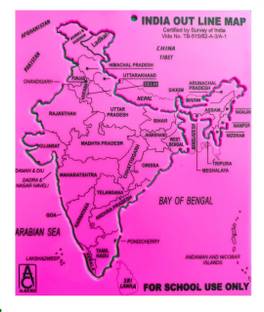 clipper INDIA MAP STENCIL STURCTURE Stencil