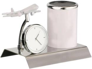 SMART WORLD Analog White Clock