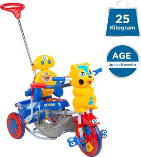 MeeMee 2 in 1 Baby Tricycle with Rocker Function with Adjustable Seat (Blue) BT-820 Tricycle