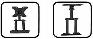 Gadget-Wagon 14 to 42 Inches Corner 15 degress Tilting 180 deg swivel for LCD ,LED & Plasma Full Motion TV Mount