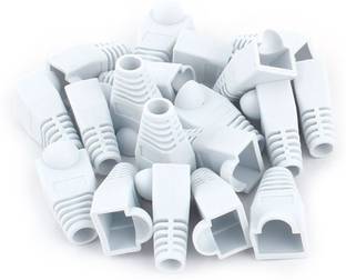 Fedus Pack of 100 Cat6 RJ45 8P8C Ends Plug Boots Ethernet Cable Crimp Connectors Wireless Wire Connector
