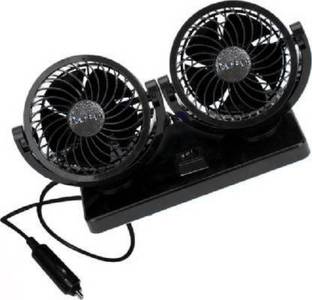 KARDECK Car Fan 12V 360 Head 2 Speed Quiet Strong for All Auto Vehicles-101 Car Interior Fan