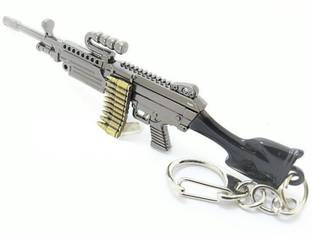 GTRP M249 PUBG Miniature Model Key chain Key Chain की चेन