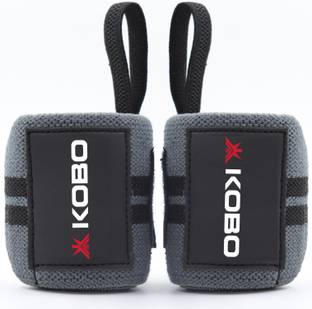KOBO Power Weight Lifting Wrist Wrap Strength Training Fitness Supports Gym Cardio Wrist Support