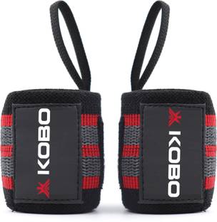 KOBO Power Weight Lifting Wrist Wrap Strength Training Fitness Supports Gym Cardio Wrist Support