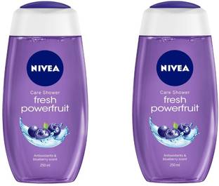 निविया केयर शावर जेल, पावर फ्रूट फ्रेश बॉडी वॉश, 250ml (2 का पैक)