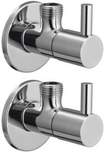 BATHONIX Turbo Brass Dish - (Pack of 2) With Flange Angle Cock Faucet