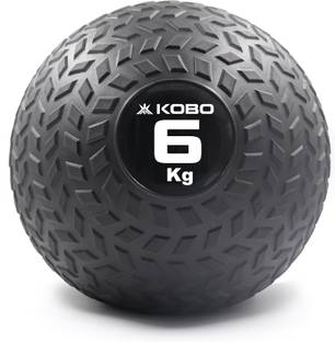 KOBO 6 Kg Slam Ball (DEAD BOUNCE)- Core Training, Squats, Lunges, Wall Exercises Medicine Ball