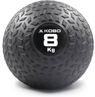 KOBO 8 Kg Slam Ball (DEAD BOUNCE)- Core Training, Squats, Lunges, Wall Exercises Medicine Ball