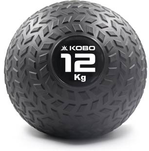 KOBO 12 Kg Slam Ball (DEAD BOUNCE)- Core Training, Squats, Lunges, Wall Exercises Medicine Ball