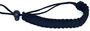 SHOPEE Braided Paracord Hand Grip Wrist Bracelet Strap for All DSLR Camera/Binoculars (Black ) Strap