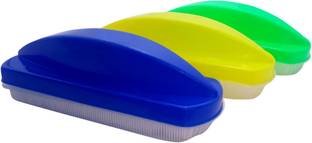 Sky Premium Quality Washing Cloth Soft Bristle Cleaning Washing Laundry Brush Combo (Pack Of 3) Plastic Wet and Dry Brush