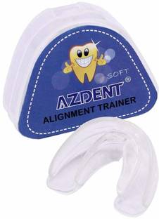 Azdent Teeth Alignment Trainer Teeth Retainer Mouth Guard Braces (White-soft) Mouth Guard