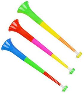 TED TECH 3 Level Cheering Stadium Horn- Set of 3 Party Blowouts