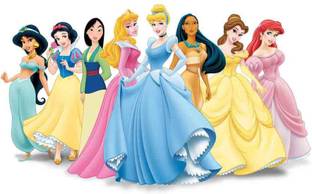 Beautiful Disney Princess Painting Poster Waterproof Canvas Print || bt1569-2 Fine Art Print