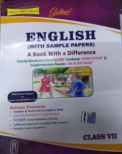 Golden English For Class-7 A Book With A Difference Based On NCERT/CBSE Pattern For ( 2020-2021) Examination