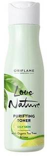 Oriflame Sweden love nature purifying toner with organic tea tree & lime Men & Women