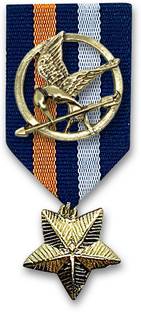 FURE Hunger Games Mockingjay Arrow Badge Brooch
