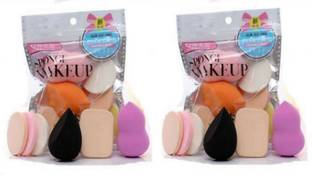 Lecherous Makeup sponge 6 in 1 family pack blander pack of 2