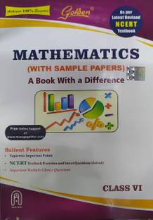 Golden Mathematics For Class-6 A Book With A Difference Based On NCERT Pattern For ( 2020-2021) Examination