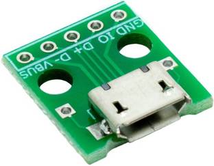 ABDkart MICRO USB to DIP Adapter 5 Pin Female Connector B Type Electronic Components Electronic Hobby Kit