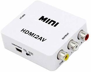 TERABYTE Mini HDMI to AV/RCA Converter UP Scaler 1080P Media Streaming Device