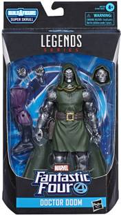 MARVEL Legends Series Fantastic Four 6-inch Collectible Action Figure Doctor Doom Toy,1 Build-A-Figure Part