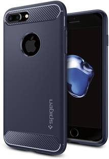 Spigen Rugged Armor Back Cover for Apple iPhone 8 Plus, Apple iPhone 7 Plus