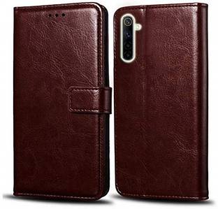 Krofty Flip Cover for Realme 6, Realme 6i