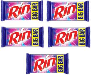 Rin Detergent Soap Detergent Bar Pack of 5 Detergent Bar