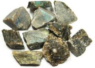Shubhanjali Natural Rough Labradorite Raw Stone for Reiki Crystal Healing Grey Labradorite Rough Raw Gemstones for Vastu Correction 250 Grams Regular Asymmetrical Crystal Stone