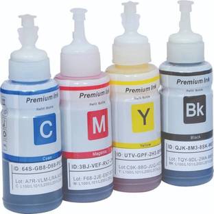 JIMIGO Refill Ink for L100, L110, L130, Tri-Color Ink Bottle