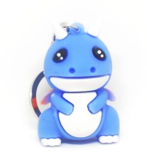 Arkanum ARK 1087 Blue Baby Cute Dino Pokemon Like Cartoon Character Keyring Key Chain