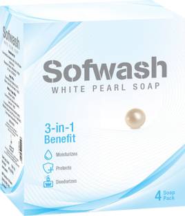sofwash White Pearl Soap (75gx4)
