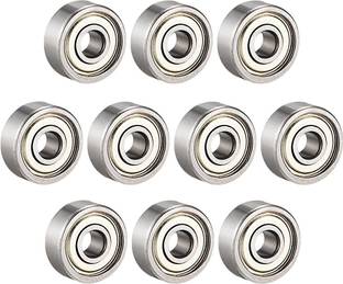 ZMB 624 zz ID-4mm x OD-13mm x Width-5mm Pack of 10 Pieces Miniature Ball Bearing Wheel Bearing